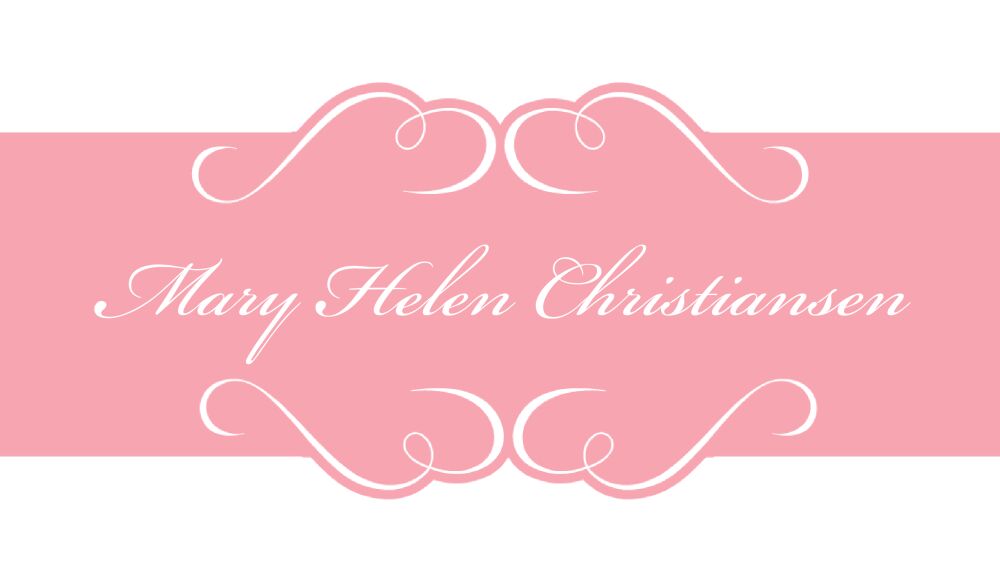 Pink Band Enclosure Card