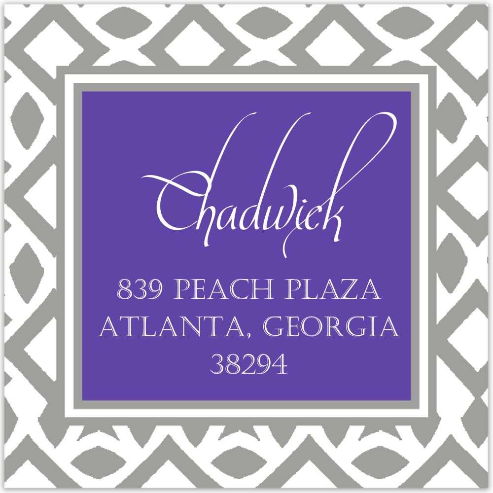 Bold Return Address Label