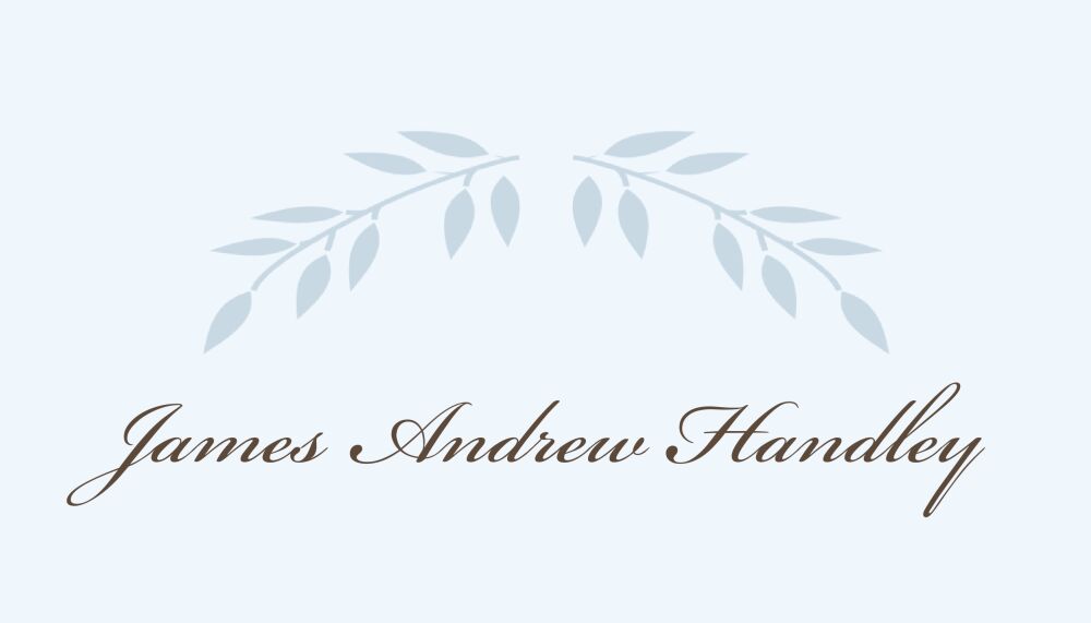Elegant Blue Gift Sticker 