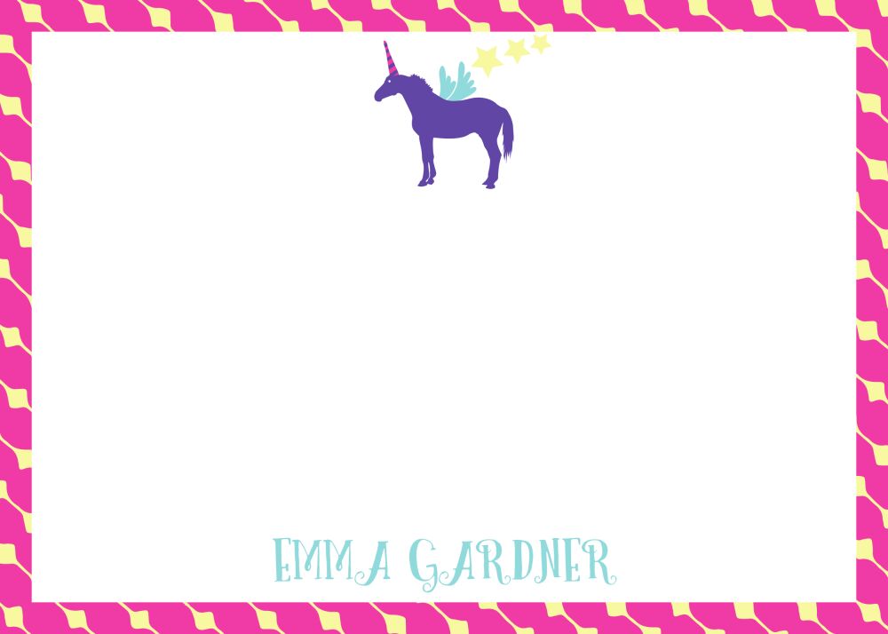 Unicorn Flat Note