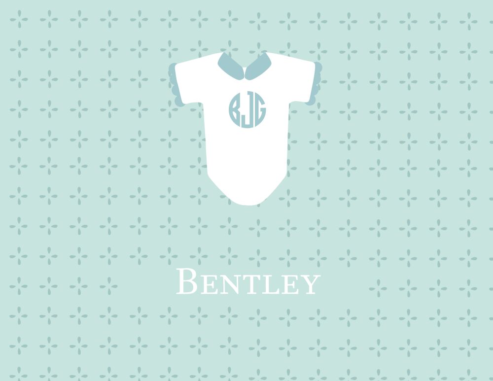 Onesie Folded Note