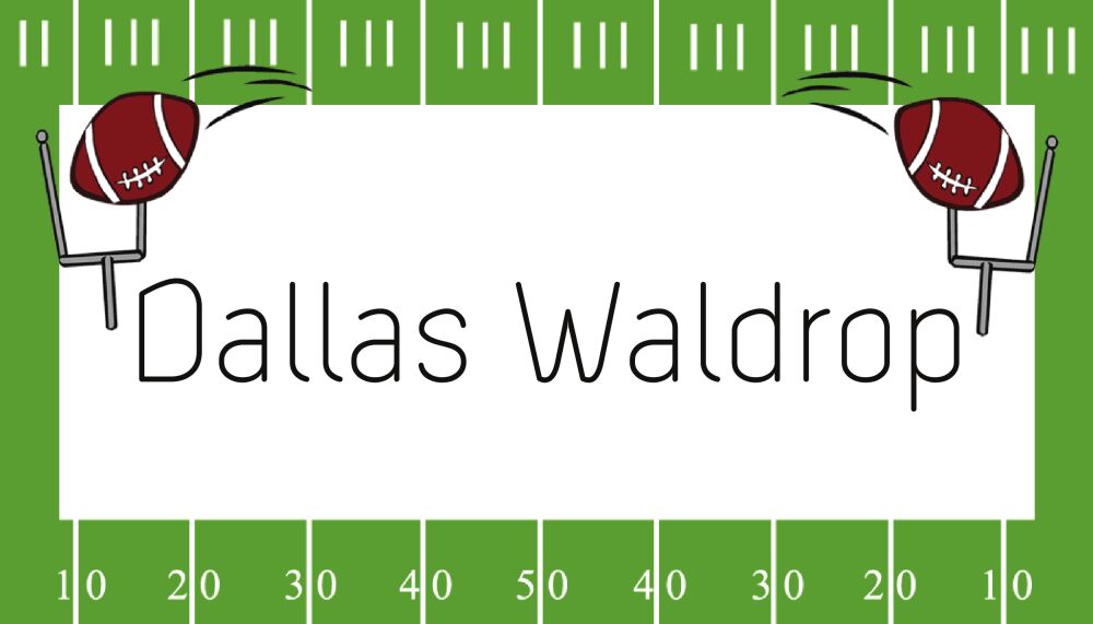 Football Field Enclosure Card