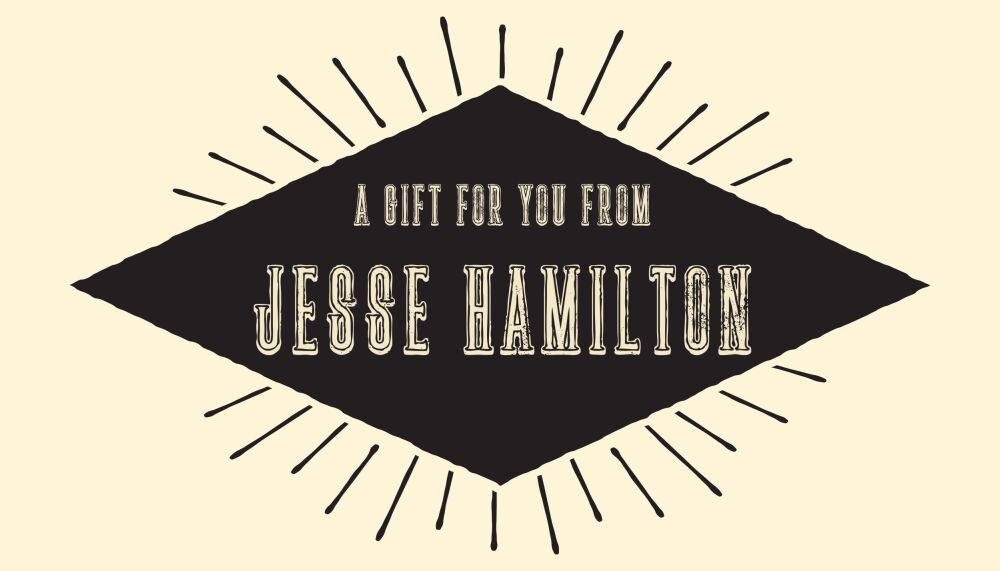 Burst Frame Rect Gift Sticker