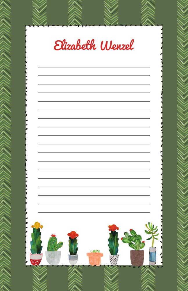 Cactus Notepad