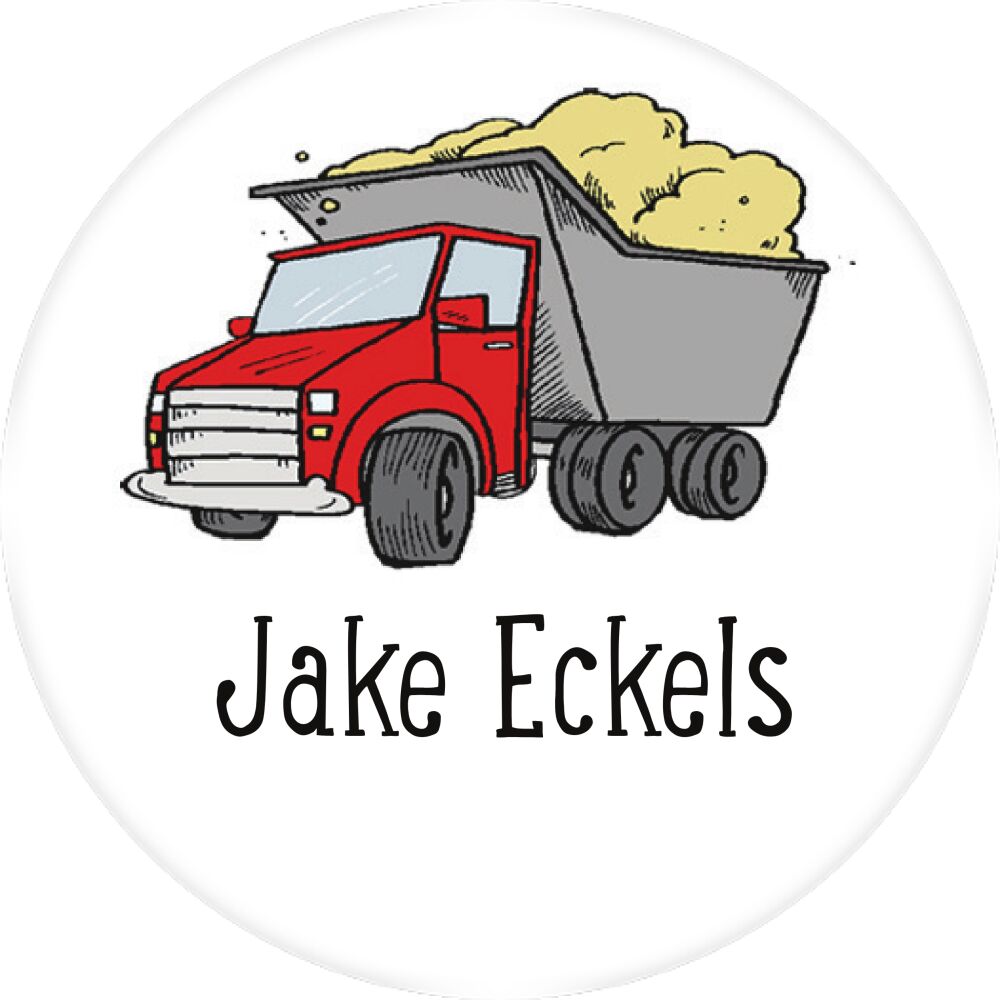Dumptruck Water-resistant Label