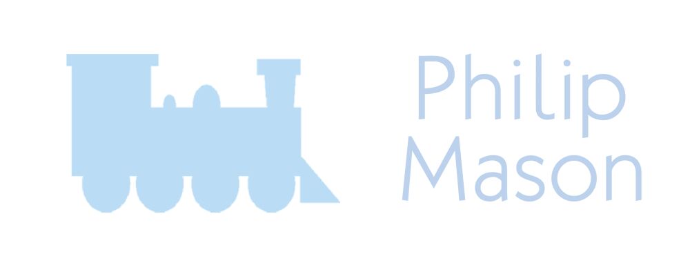 Blue Train Water-resistant Label