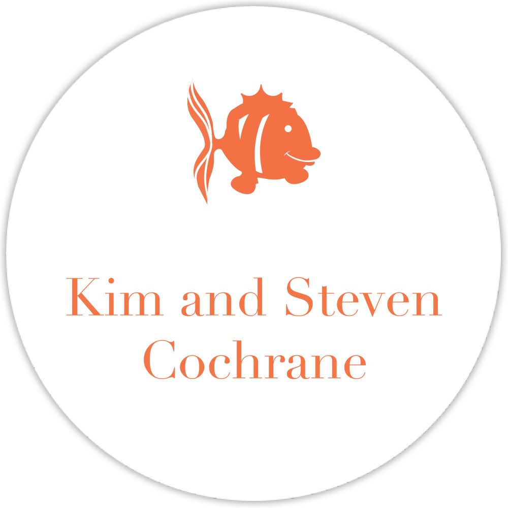 Goldfish Water-Resistant Label