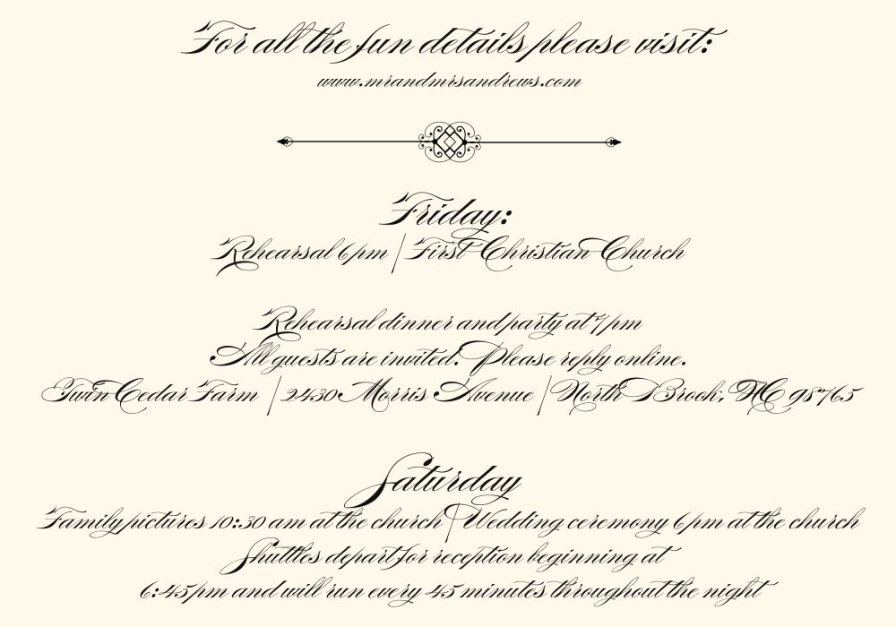 Calligraphy Accessory Card