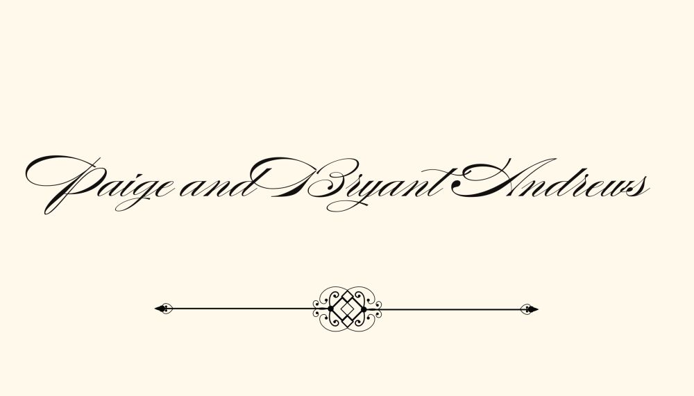 Calligraphy Enclosure Card