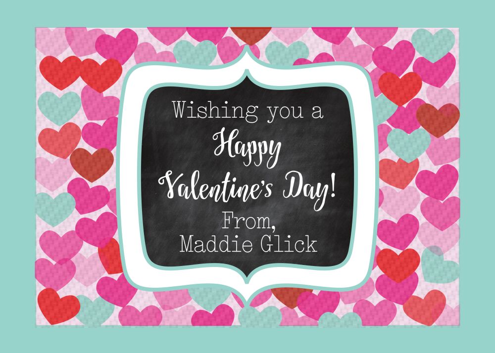 Tiny Hearts Valentine Card