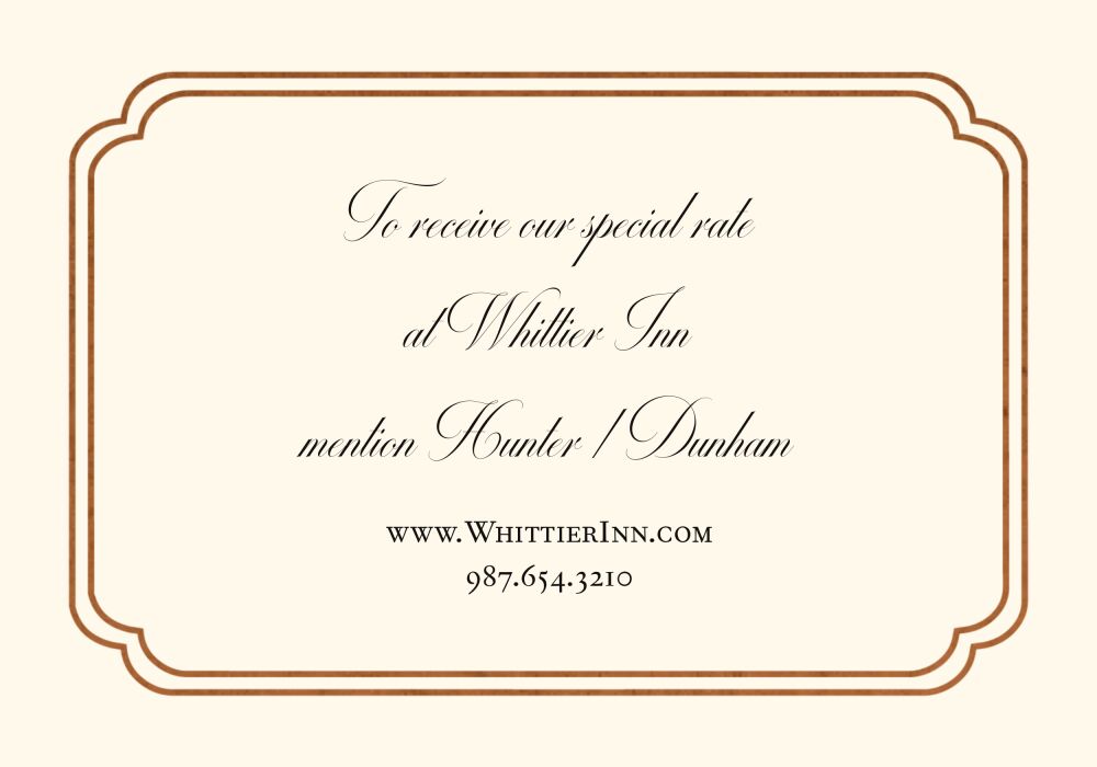 Shining Double Frame Foil-Pressed Accessory Card