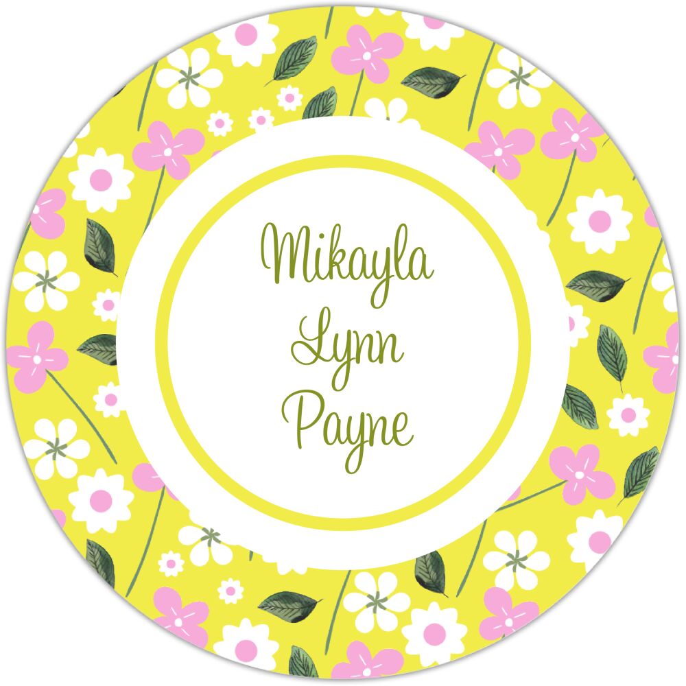 Flower Power Gift Sticker