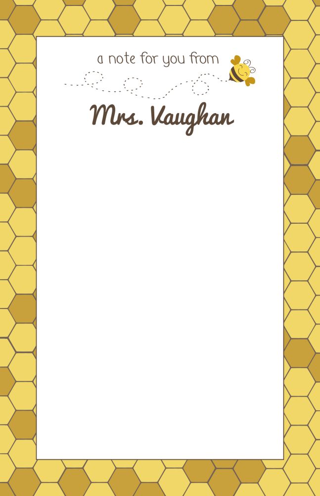 What's the Buzz? (Bee) Notepad