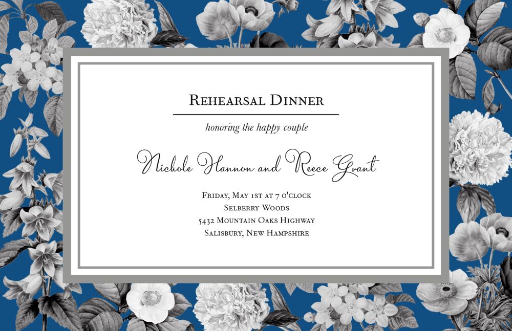 Elegant Botanical Invitation