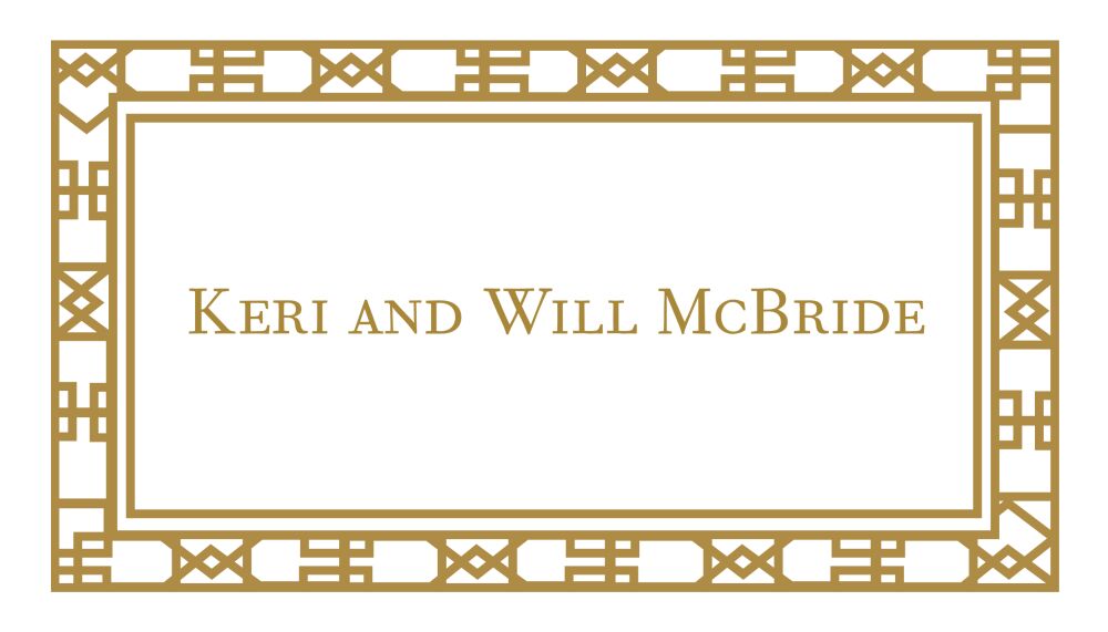 Art Deco Enclosure Card