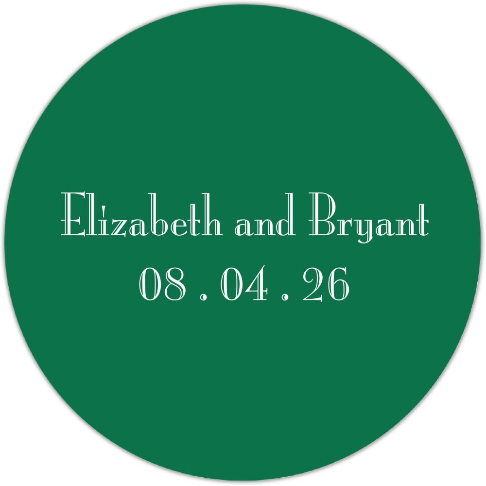 Green Svelte Gift Sticker