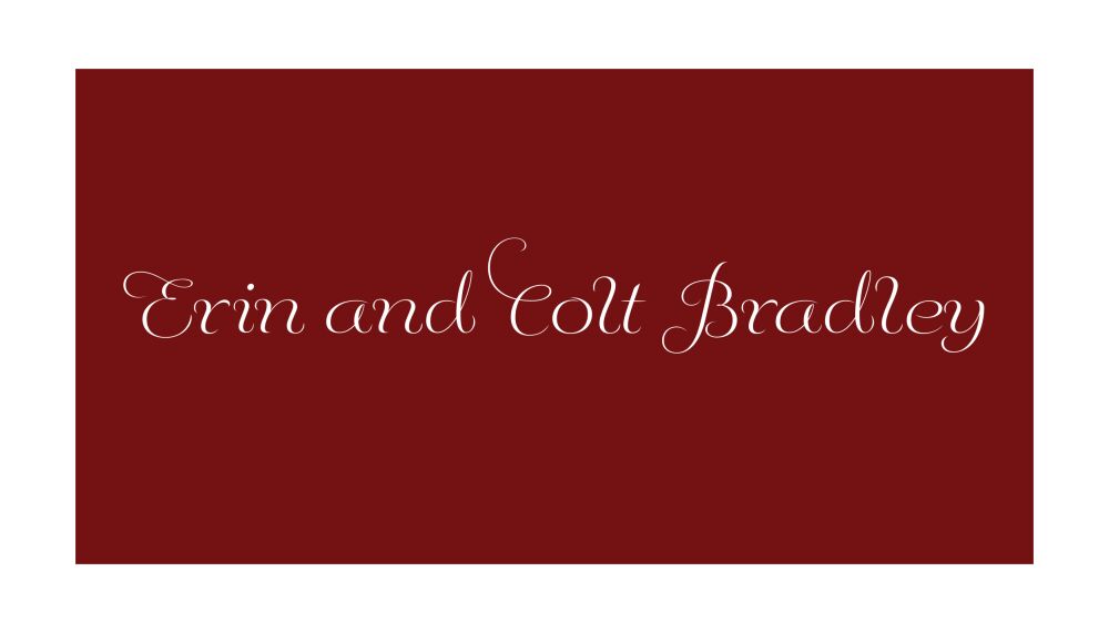 Burgundy and White Simple Gift Sticker