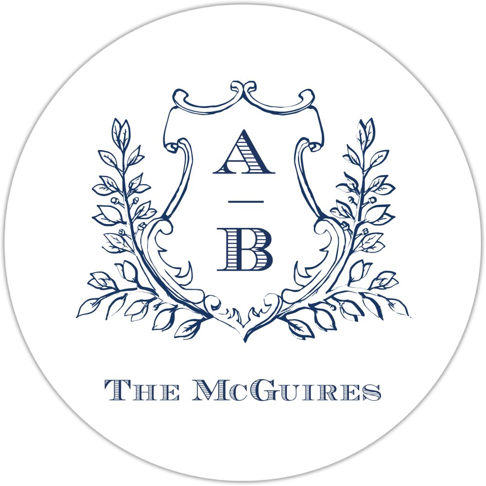 Crest Motif 17 Gift Sticker