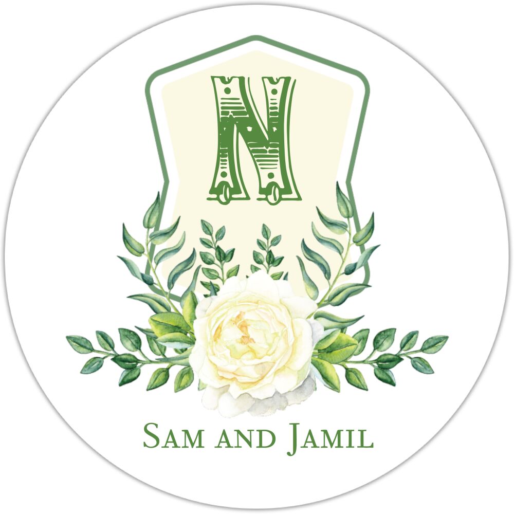 Crest Motif 19 Gift Sticker