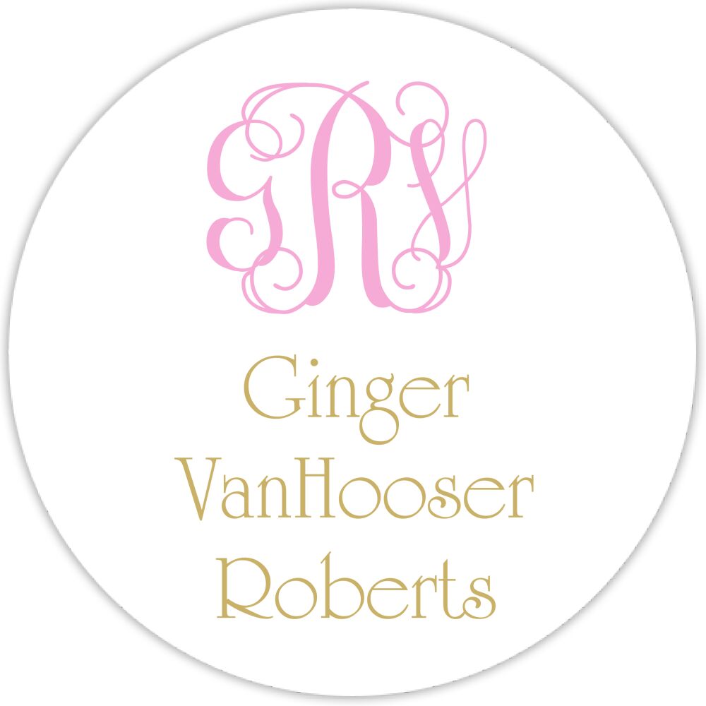 Monogram Water-resistant Label