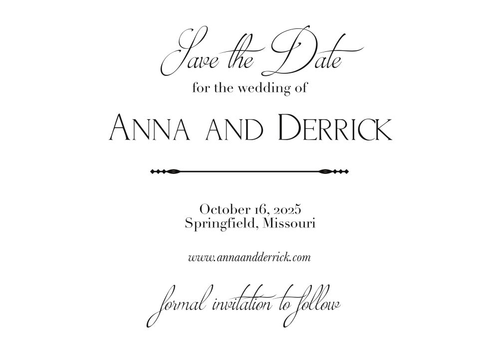 Cutlass Save the Date Magnet