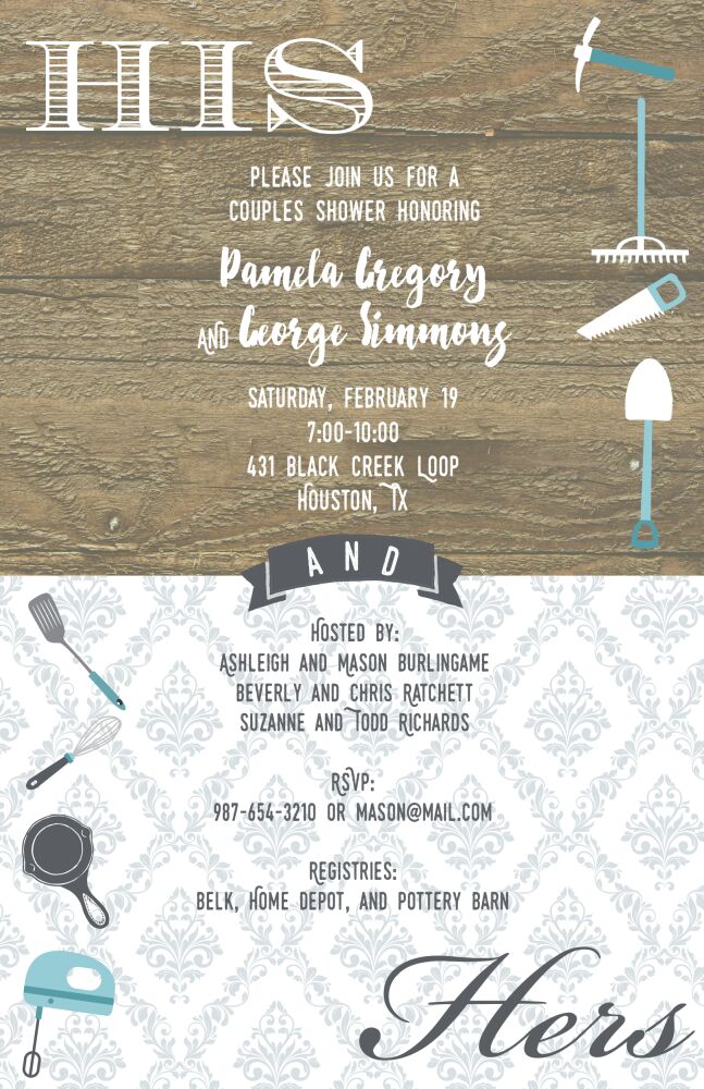 His and Hers Invitation