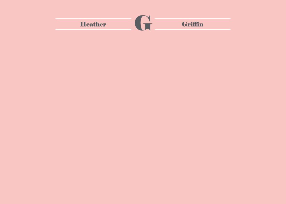 Headlines White Flat Note