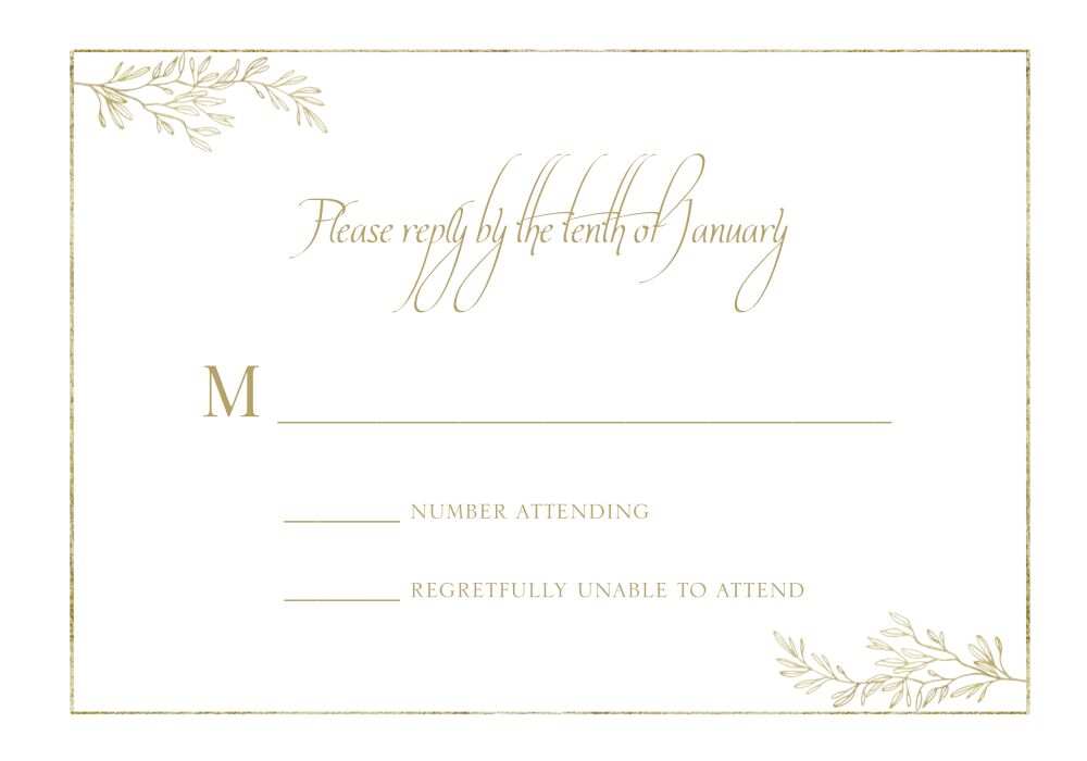 Branches Reply Card