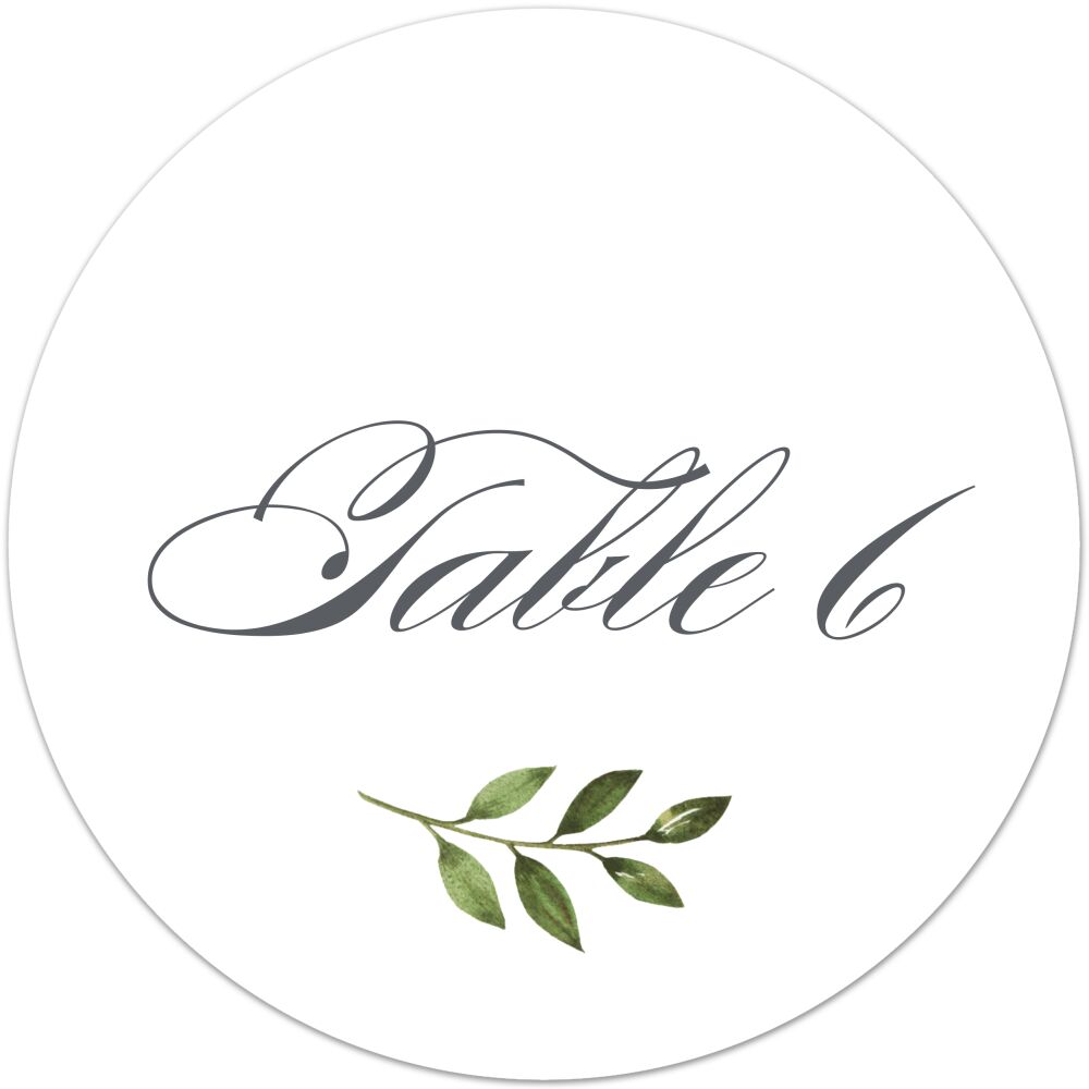 Twig Round Table Card