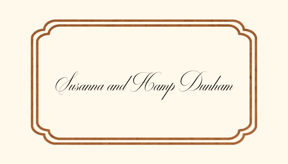 Shining Double Frame Foil-Pressed Enclosure Card