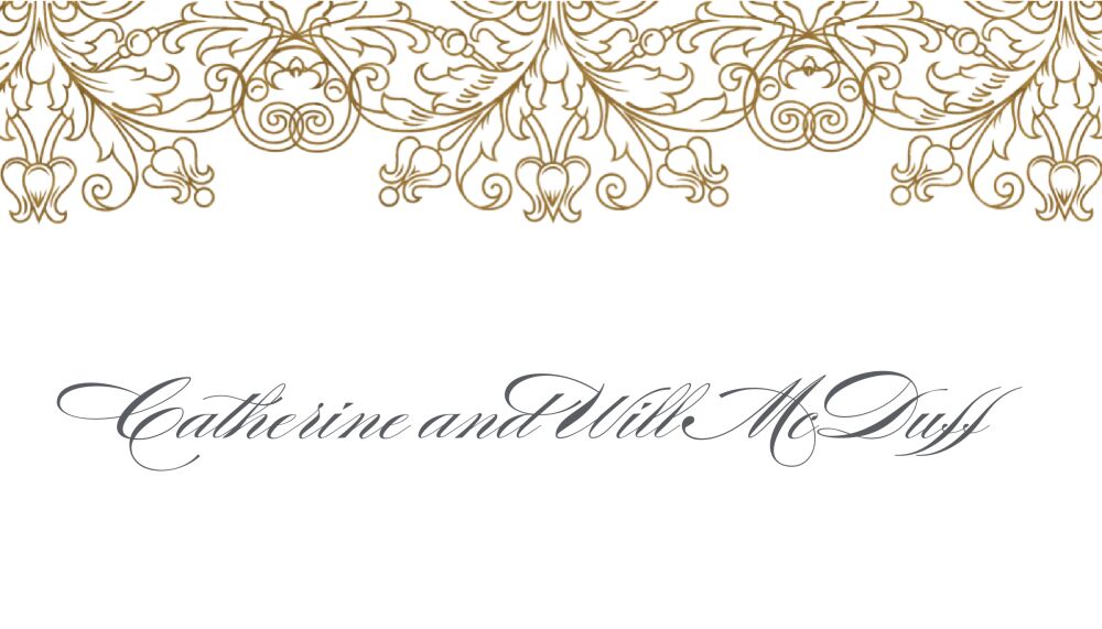 Gilded Lace Foil-Pressed Enclosure Card