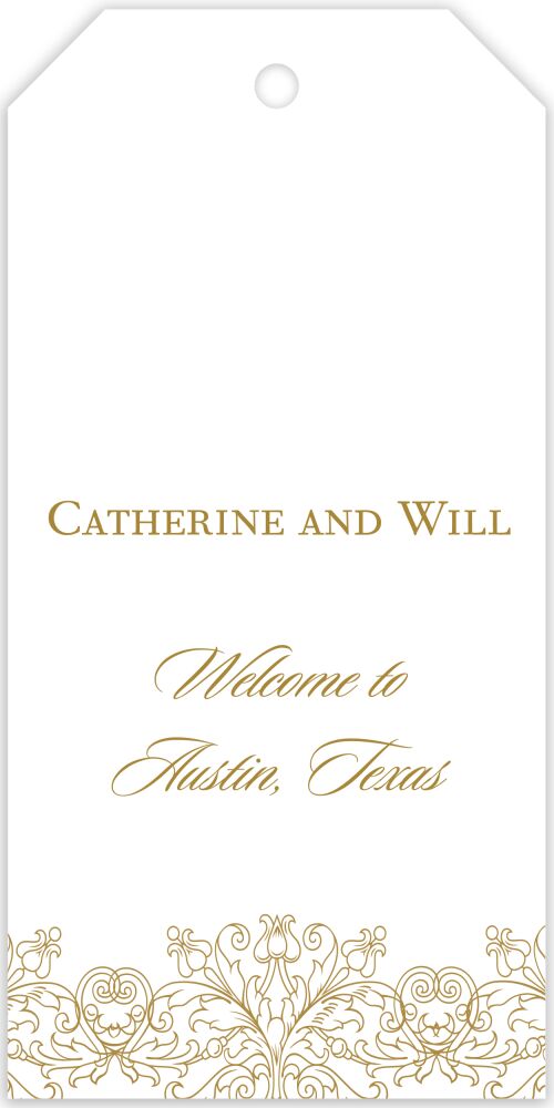 Lace Hanging Gift Tag