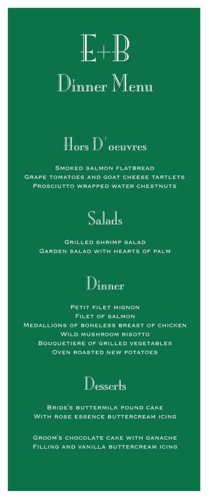 Green Svelte Menu