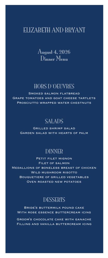Navy Svelte Menu