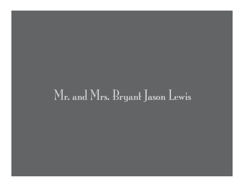 Grey Svelte Notecard