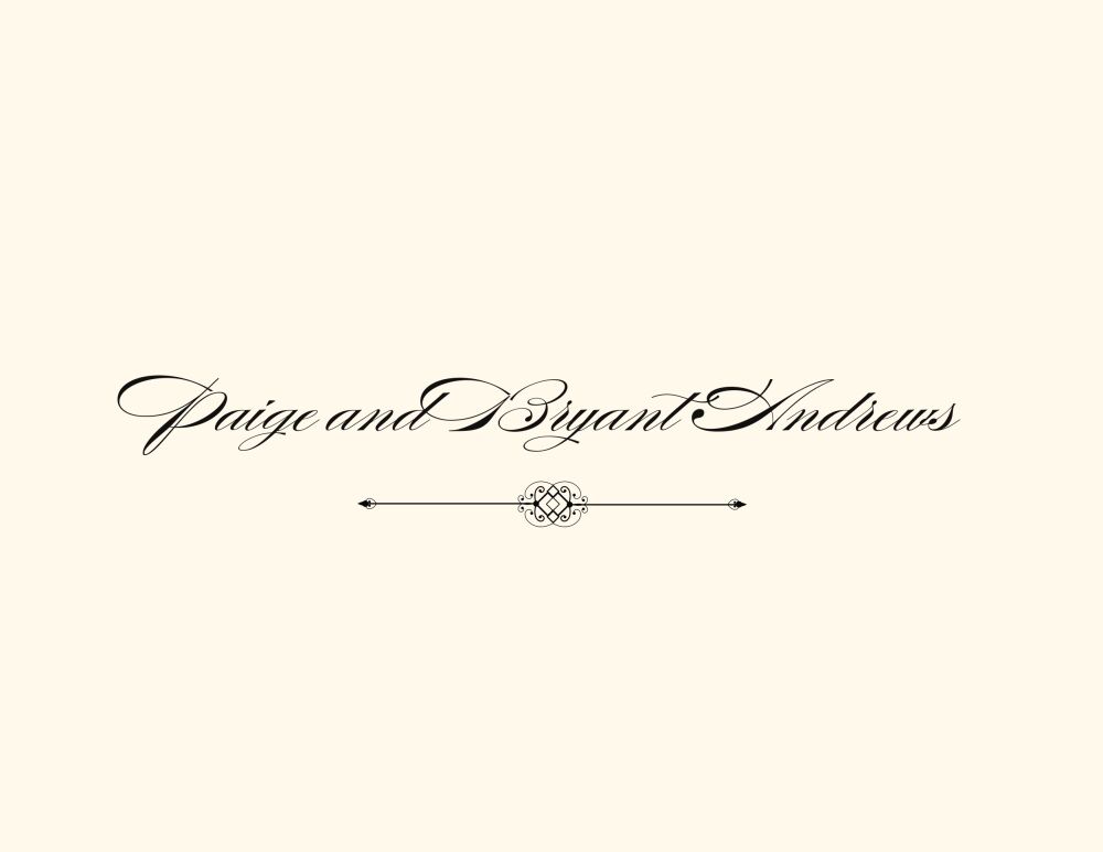 Calligraphy Folded Note