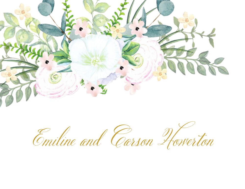 Carolina Folded Note