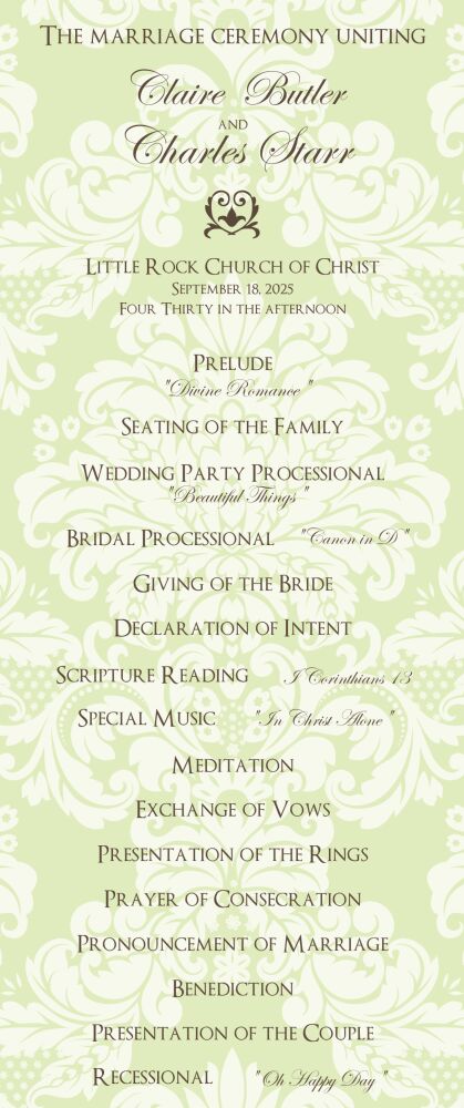 Delicate Damask Program