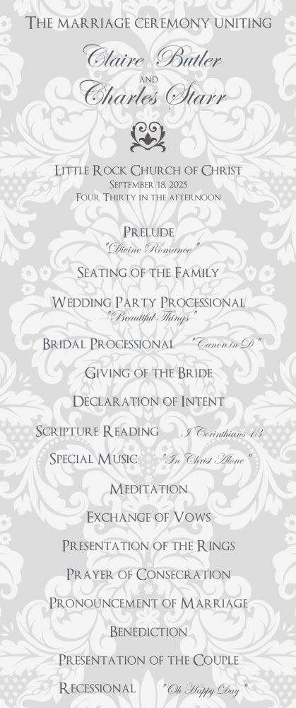 Delicate Damask Program
