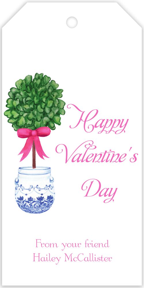 Sweet Topiary Hanging Gift Tag