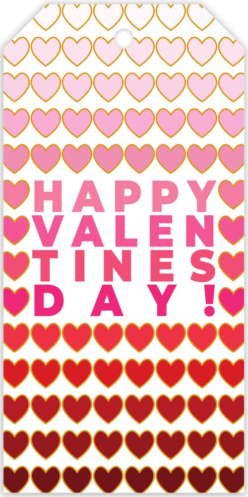 Many Hearts Hanging Gift Tag