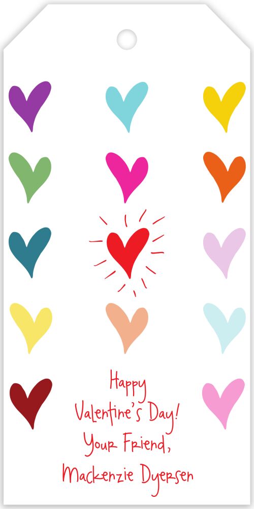 Forever Hearts Hanging Gift Tag