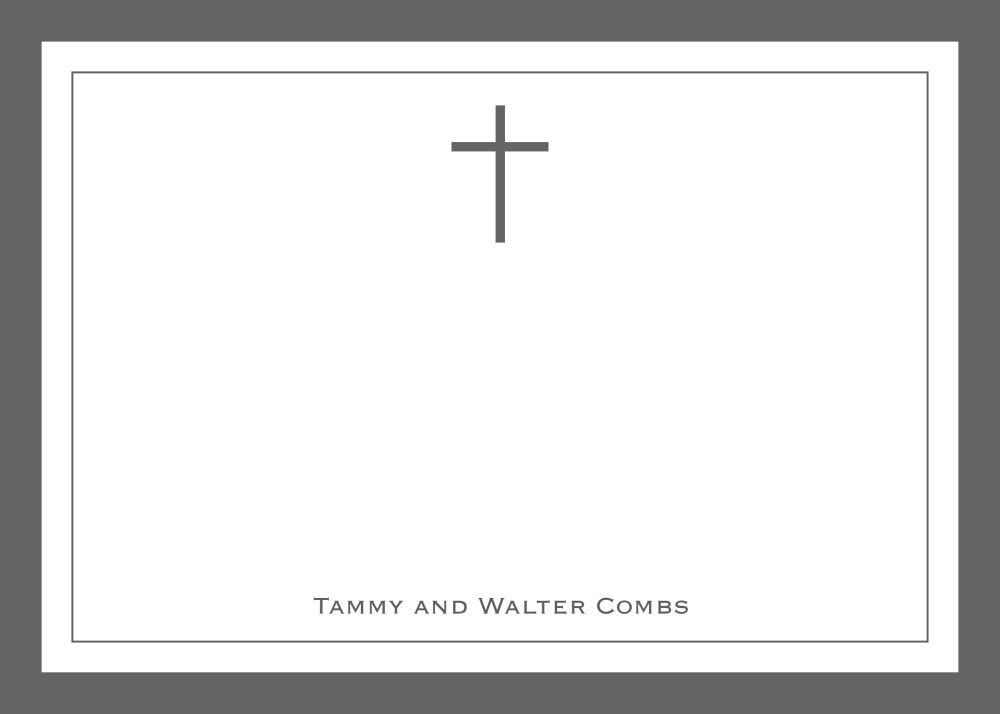 Triple Border Flat Note