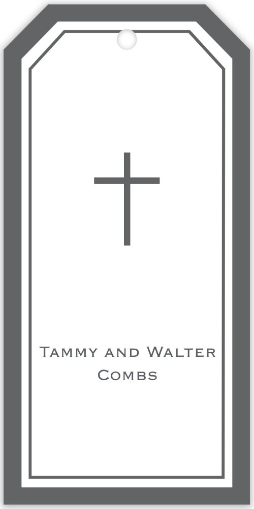 Triple Border Hanging Gift Tag