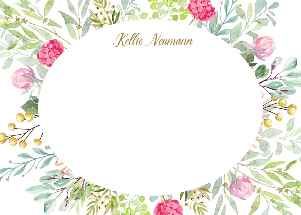 Spring Bouquet  Flat Note