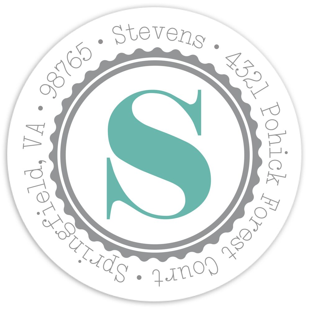 Border Seal Return Address Label