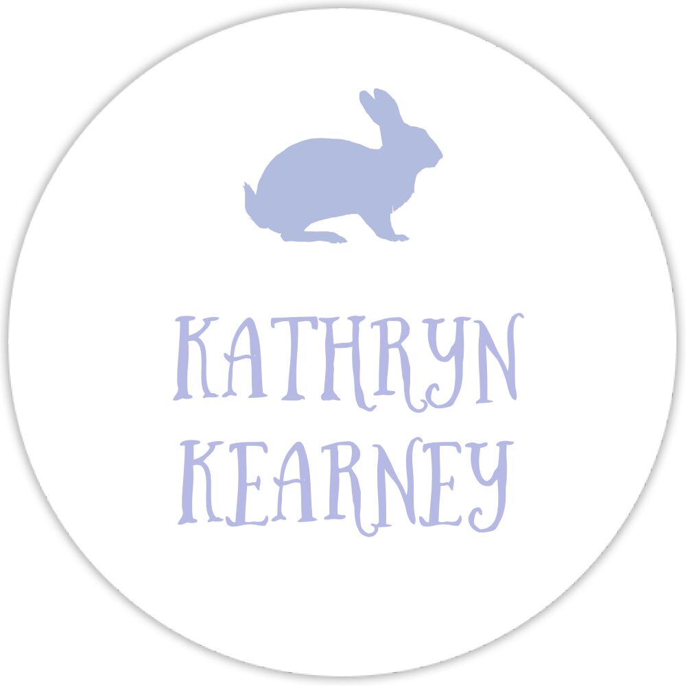 Bunny Water-Resistant Label