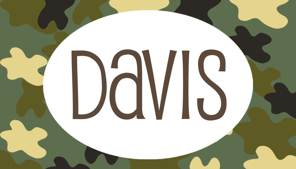 Camouflage Gift Sticker