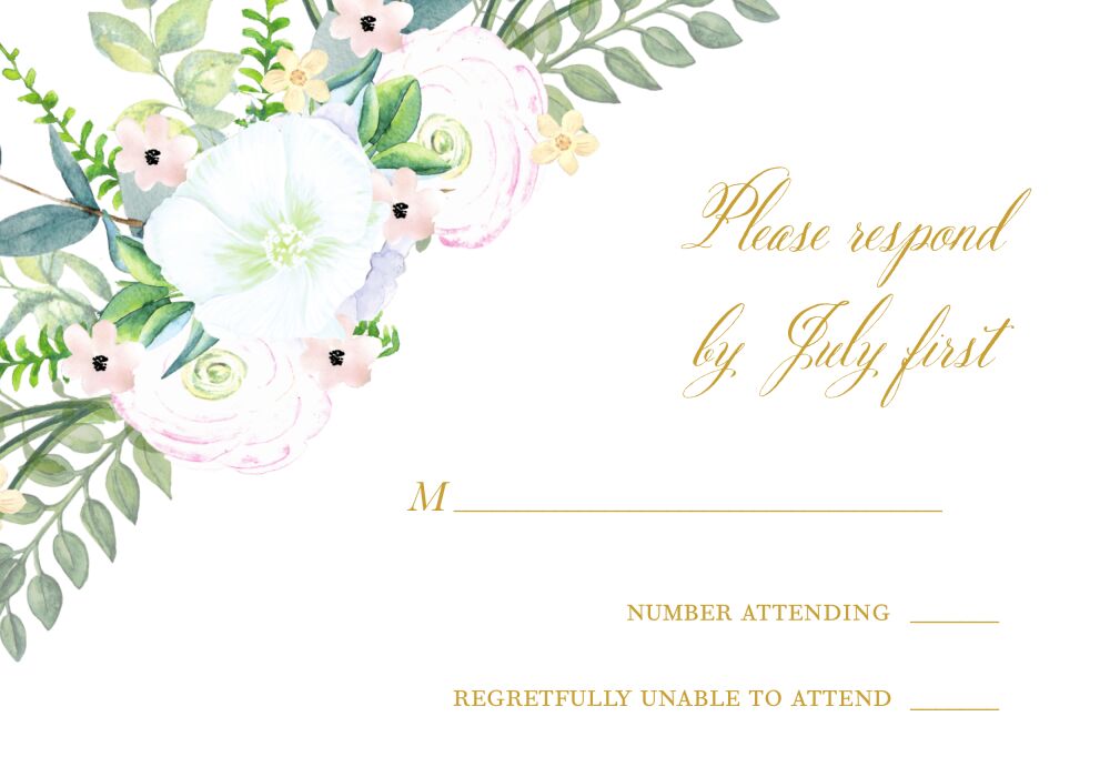 Carolina Reply Card
