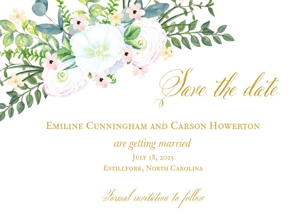 Carolina Save the Date